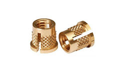 Brass Round Knurled Inserts