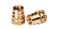 Brass Round Knurled Inserts