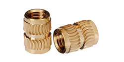 Brass Round Knurled Inserts