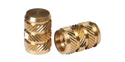 Brass Round Knurled Inserts