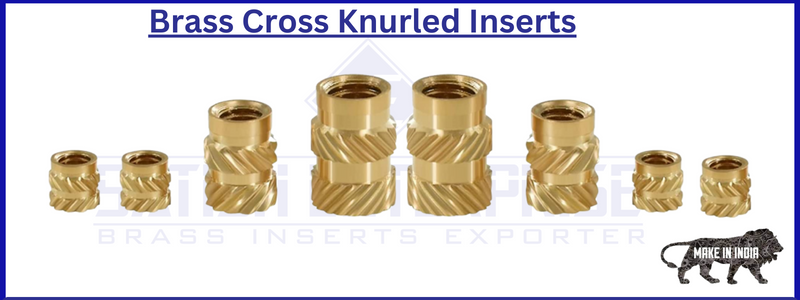 Brass Cross Knurled Inserts Satish Enterprise