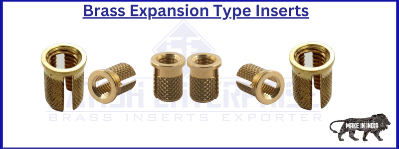 Brass Expansion Type Inserts