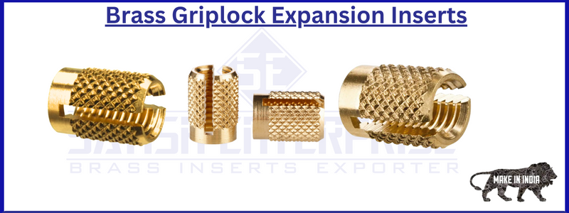 Brass Griplock Expansion Inserts Satish Enterprise