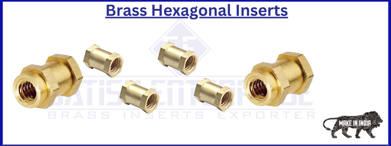 Brass Hexagonal Inserts