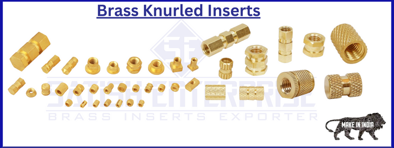 Brass Knurled Inserts