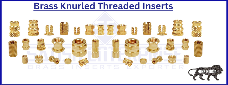 Brass Knurled Threaded Inserts