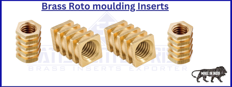 Brass Roto Moulding Inserts