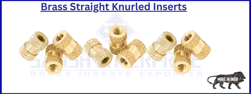 Brass Straight Knurled Inserts Satish Enterprise