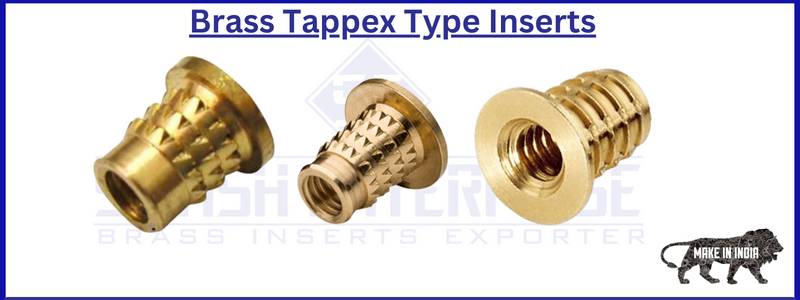 Brass Tappex Type Inserts