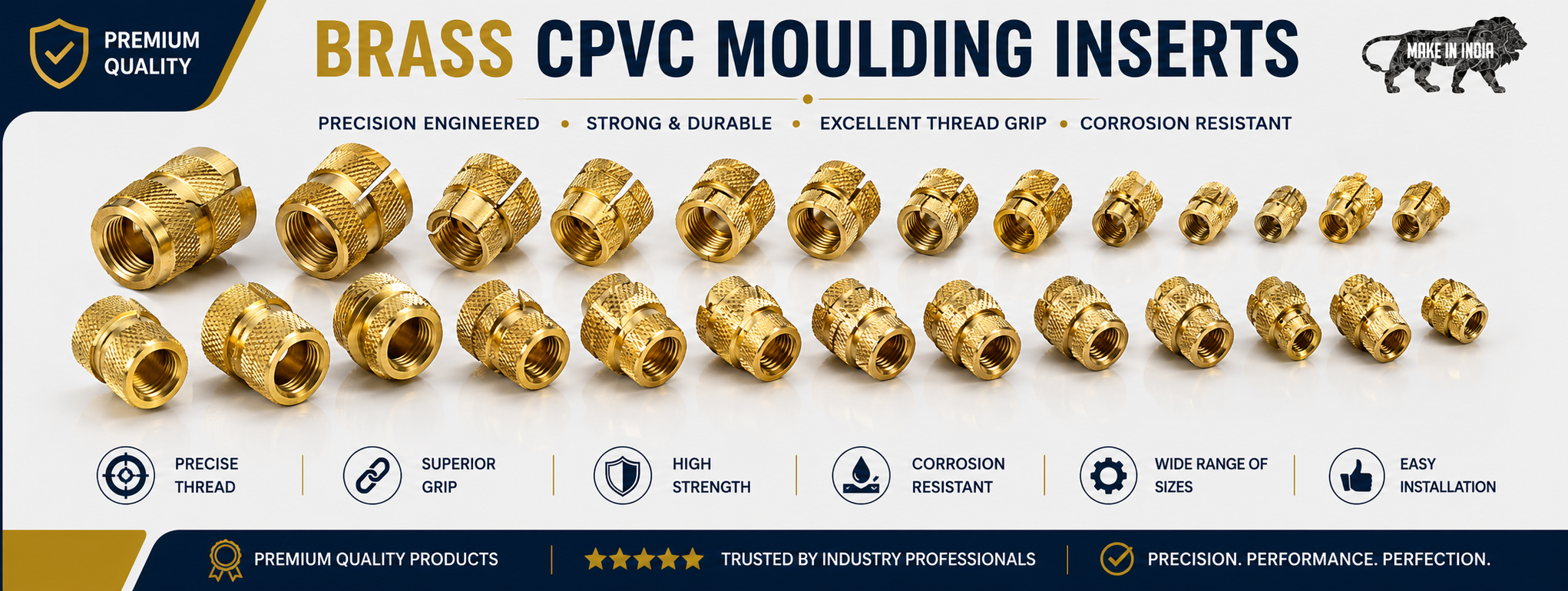 Brass Cpvc Moulding Inserts   Satish Enterprise