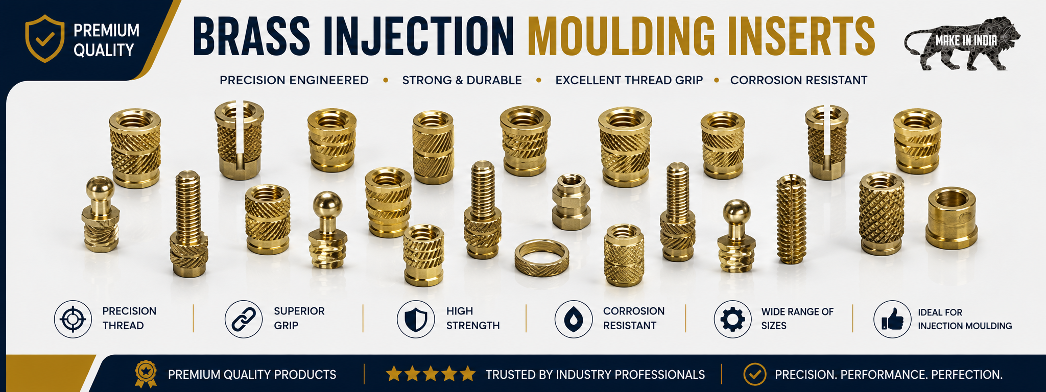 Brass Injection Moulding Inserts   Satish Enterprise