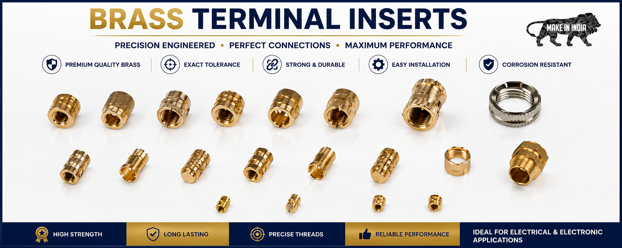 Brass Terminal Inserts