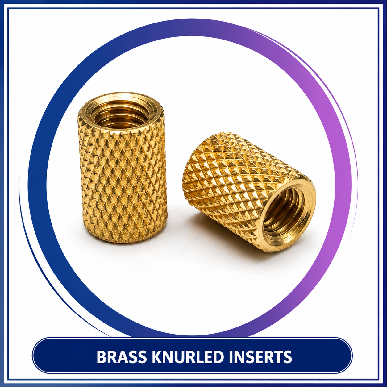 Brass Knurled Inserts   Satish Enterprise