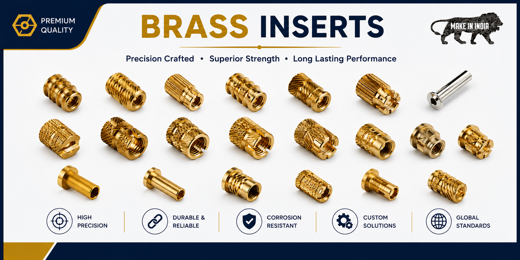 Brass Inserts   Satish Enterprise